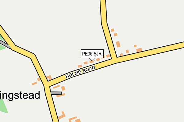 PE36 5JR map - OS OpenMap – Local (Ordnance Survey)