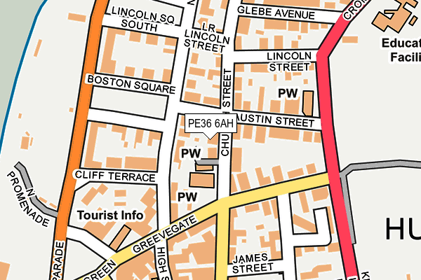PE36 6AH map - OS OpenMap – Local (Ordnance Survey)