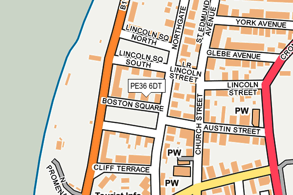 PE36 6DT map - OS OpenMap – Local (Ordnance Survey)