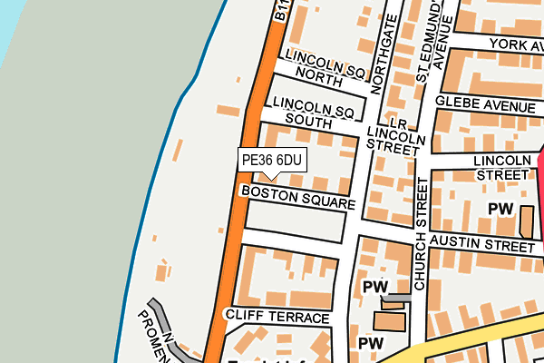 PE36 6DU map - OS OpenMap – Local (Ordnance Survey)
