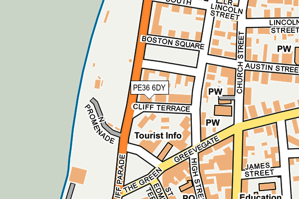 Map of BURLEIGH HOUSE HOTEL LIMITED at local scale
