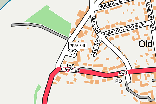 Map of MJHP LTD at local scale