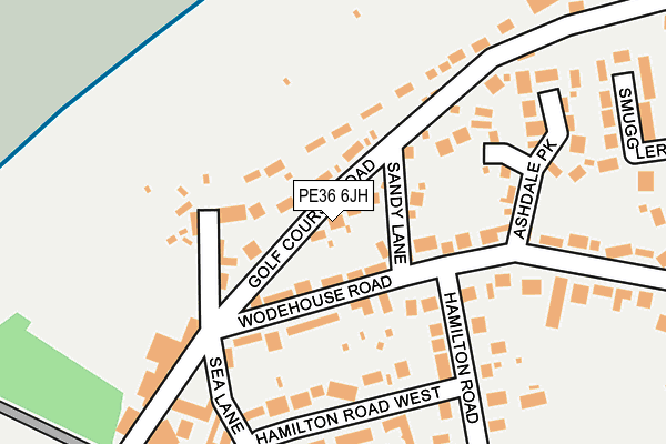 PE36 6JH map - OS OpenMap – Local (Ordnance Survey)