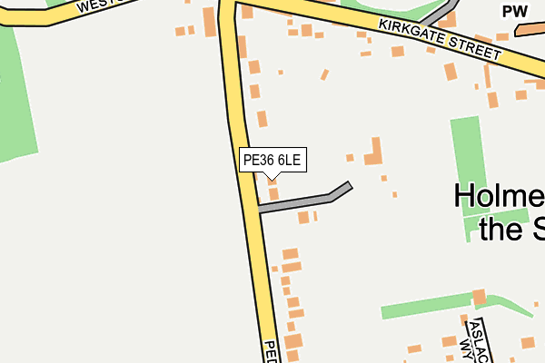 PE36 6LE map - OS OpenMap – Local (Ordnance Survey)