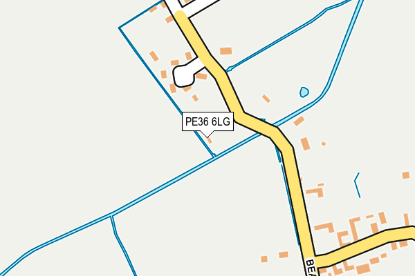 PE36 6LG map - OS OpenMap – Local (Ordnance Survey)