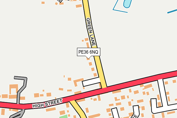 PE36 6NQ map - OS OpenMap – Local (Ordnance Survey)