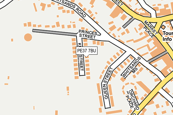 PE37 7BU map - OS OpenMap – Local (Ordnance Survey)