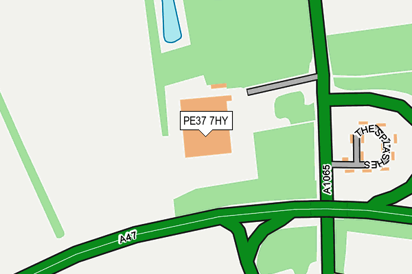 PE37 7HY map - OS OpenMap – Local (Ordnance Survey)