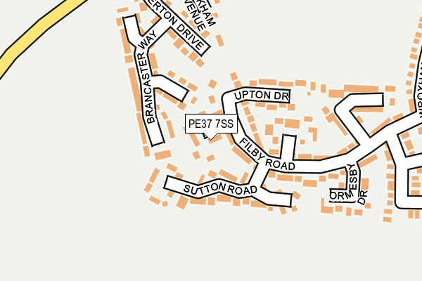 PE37 7SS map - OS OpenMap – Local (Ordnance Survey)