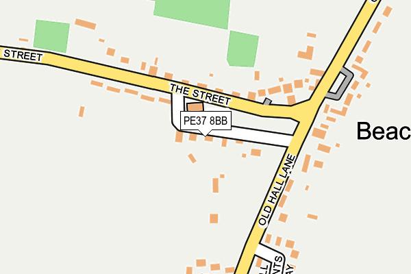 PE37 8BB map - OS OpenMap – Local (Ordnance Survey)