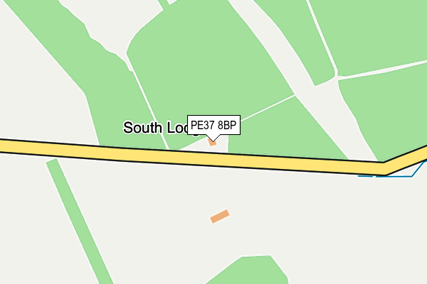 PE37 8BP map - OS OpenMap – Local (Ordnance Survey)