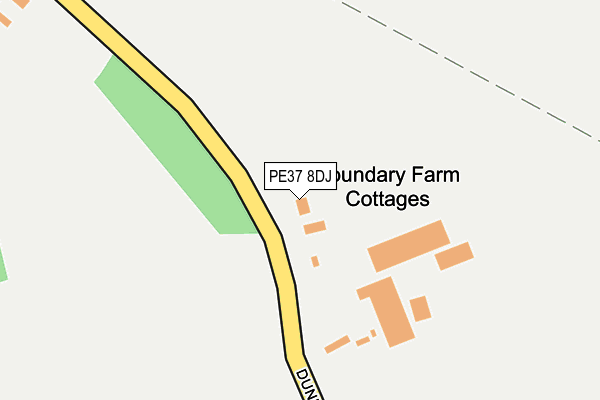 PE37 8DJ map - OS OpenMap – Local (Ordnance Survey)