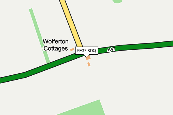 PE37 8DQ map - OS OpenMap – Local (Ordnance Survey)