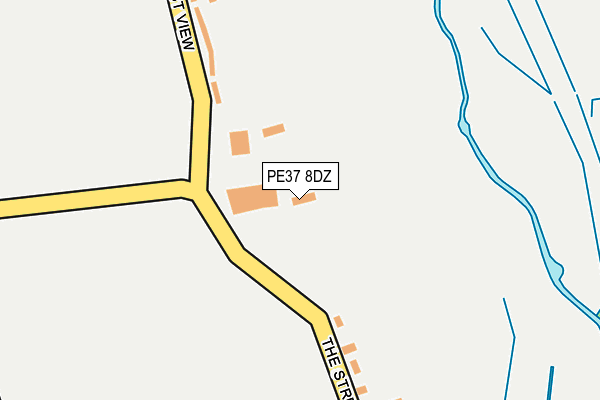 PE37 8DZ map - OS OpenMap – Local (Ordnance Survey)