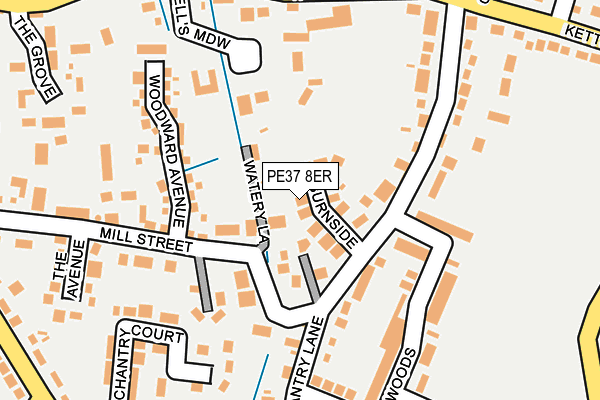 PE37 8ER map - OS OpenMap – Local (Ordnance Survey)