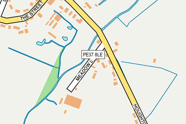 PE37 8LE map - OS OpenMap – Local (Ordnance Survey)