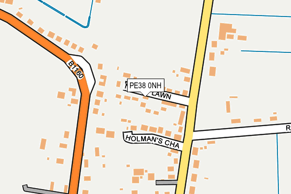PE38 0NH map - OS OpenMap – Local (Ordnance Survey)