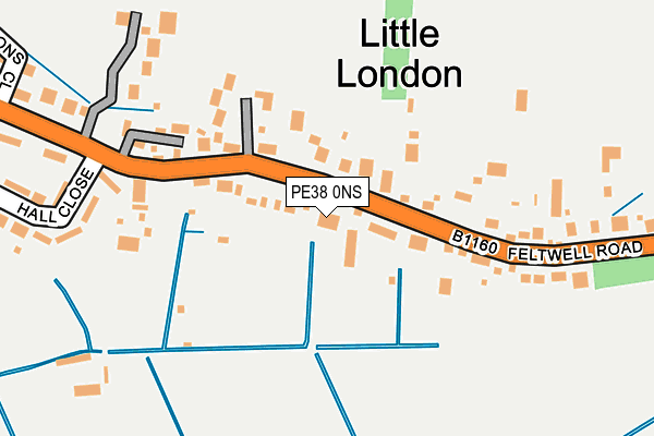 Map of 13-12 LTD at local scale