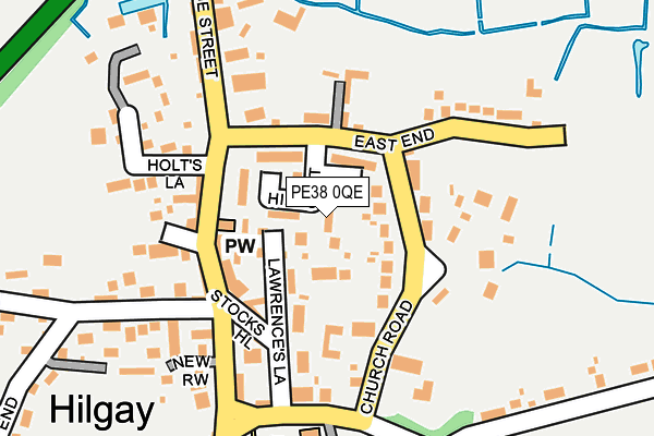PE38 0QE map - OS OpenMap – Local (Ordnance Survey)