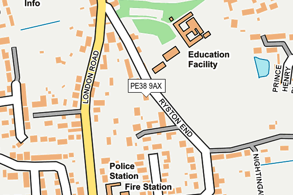Map of LESTER PROPERTY LIMITED at local scale