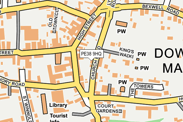 PE38 9HQ map - OS OpenMap – Local (Ordnance Survey)