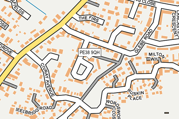 PE38 9QH map - OS OpenMap – Local (Ordnance Survey)