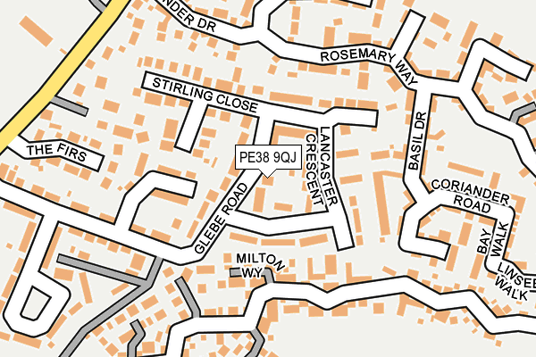 PE38 9QJ map - OS OpenMap – Local (Ordnance Survey)