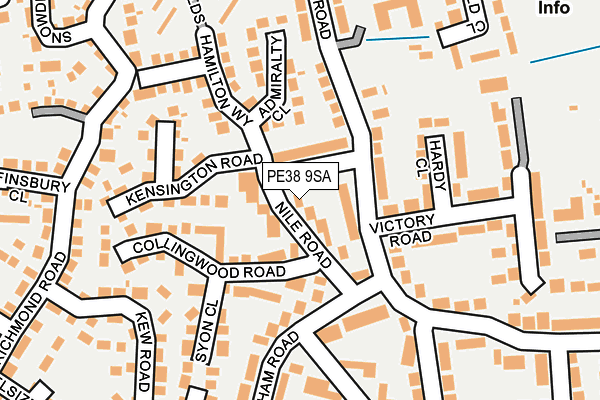 PE38 9SA map - OS OpenMap – Local (Ordnance Survey)