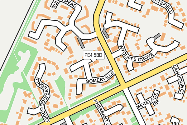 PE4 5BD map - OS OpenMap – Local (Ordnance Survey)