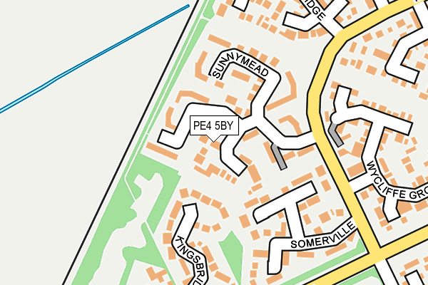 PE4 5BY map - OS OpenMap – Local (Ordnance Survey)