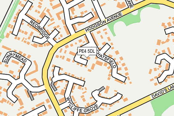 PE4 5DL map - OS OpenMap – Local (Ordnance Survey)