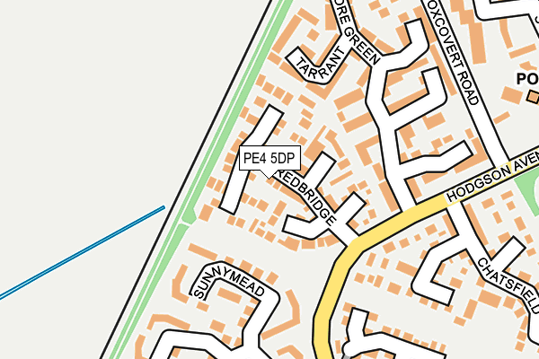 PE4 5DP map - OS OpenMap – Local (Ordnance Survey)