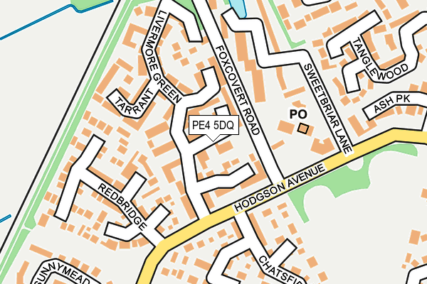 PE4 5DQ map - OS OpenMap – Local (Ordnance Survey)