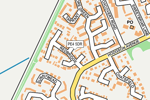 PE4 5DR map - OS OpenMap – Local (Ordnance Survey)