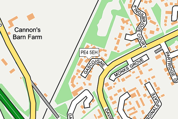 PE4 5EH map - OS OpenMap – Local (Ordnance Survey)