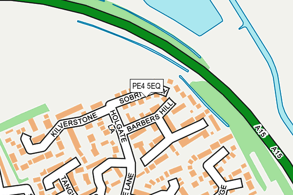 PE4 5EQ map - OS OpenMap – Local (Ordnance Survey)
