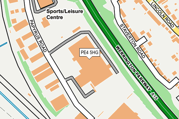 PE4 5HG map - OS OpenMap – Local (Ordnance Survey)