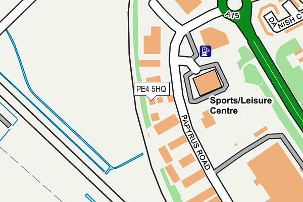 PE4 5HQ map - OS OpenMap – Local (Ordnance Survey)