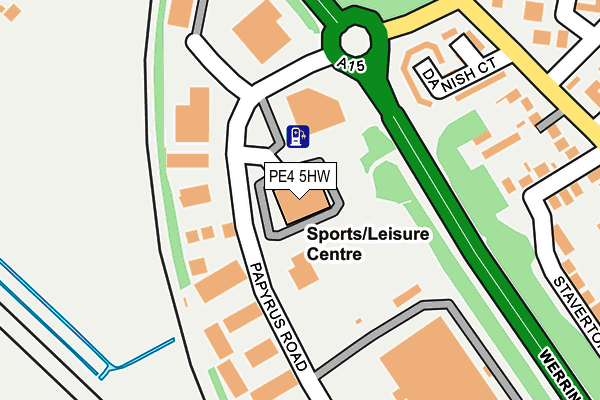 PE4 5HW map - OS OpenMap – Local (Ordnance Survey)