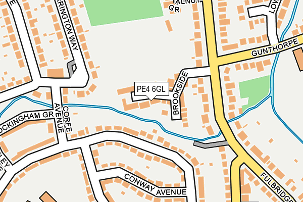 PE4 6GL map - OS OpenMap – Local (Ordnance Survey)
