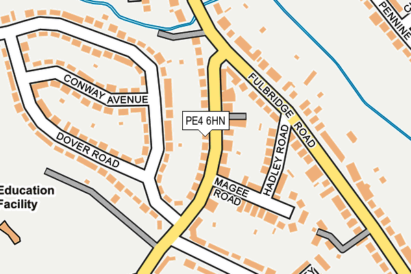 PE4 6HN map - OS OpenMap – Local (Ordnance Survey)