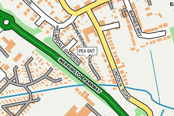 PE4 6NT map - OS OpenMap – Local (Ordnance Survey)