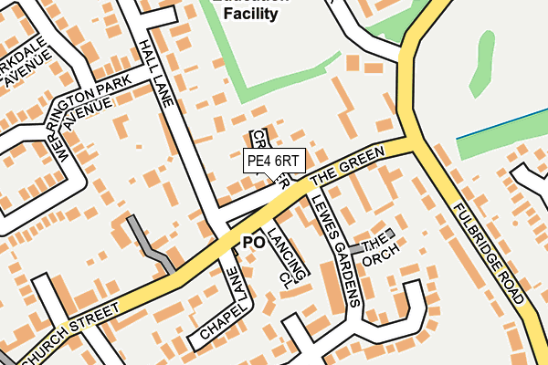 PE4 6RT map - OS OpenMap – Local (Ordnance Survey)