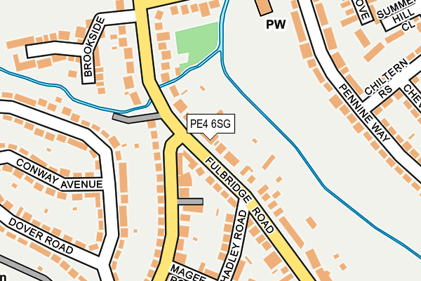 PE4 6SG map - OS OpenMap – Local (Ordnance Survey)