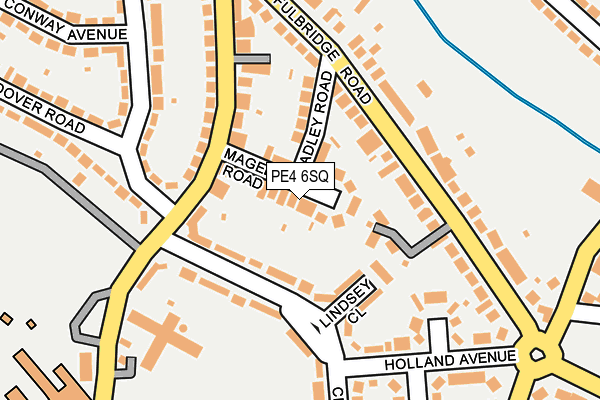PE4 6SQ map - OS OpenMap – Local (Ordnance Survey)