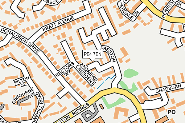 PE4 7EN map - OS OpenMap – Local (Ordnance Survey)