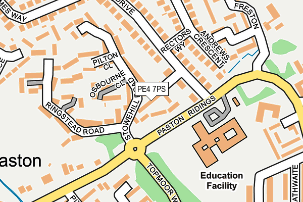 PE4 7PS map - OS OpenMap – Local (Ordnance Survey)