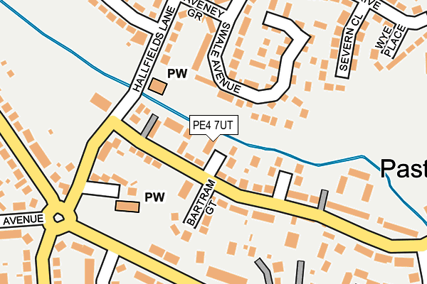 PE4 7UT map - OS OpenMap – Local (Ordnance Survey)