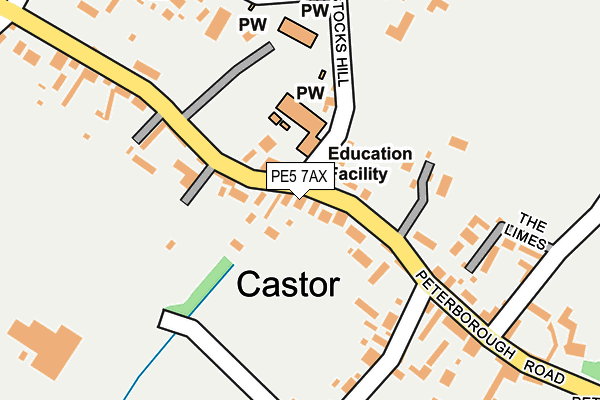Map of CPKM PROPERTIES LIMITED at local scale