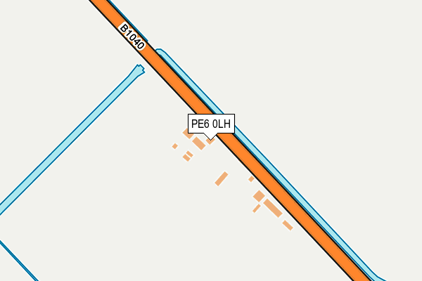 PE6 0LH map - OS OpenMap – Local (Ordnance Survey)